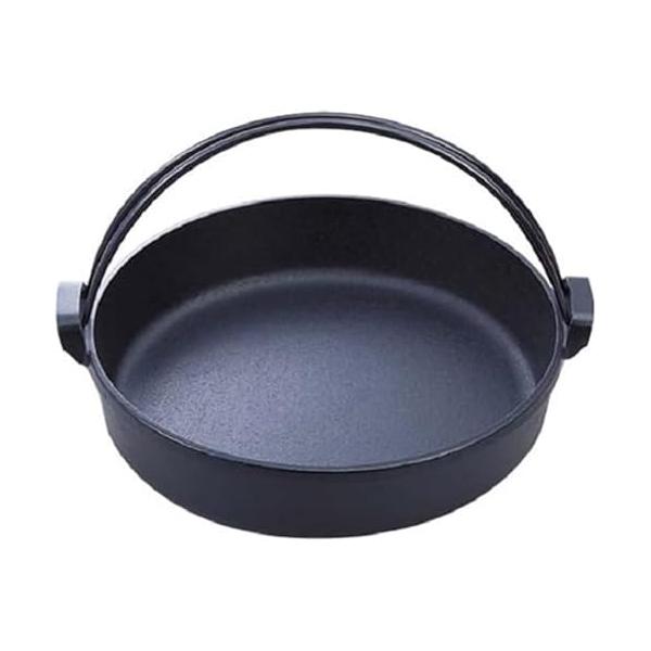 岩鋳 Iwachu すき焼き鍋 南部ツル付28 黒 内径28cm IH対応 南部鉄器 20040
