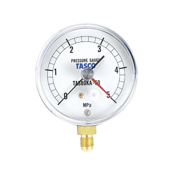 イチネンTASCO TA148AF-250 気密試験用圧力計設置針式