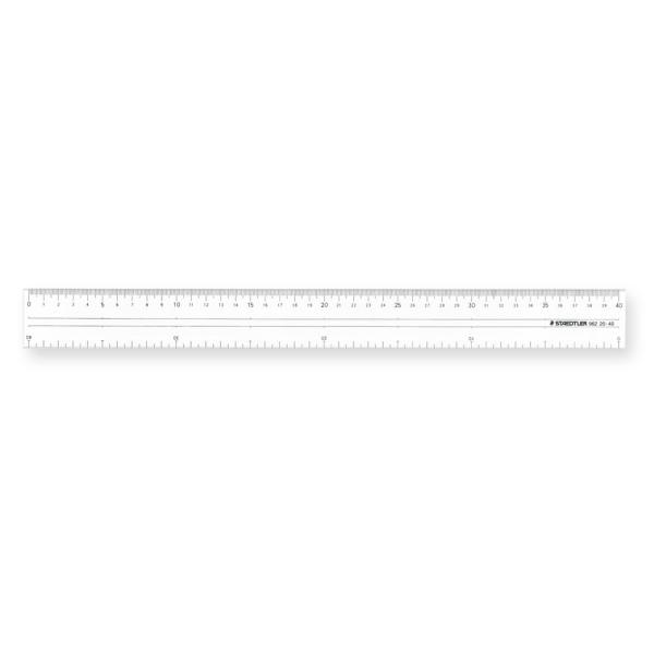 ステッドラー(STAEDTLER) 定規 両側 目盛付き 40cm 962 20-40