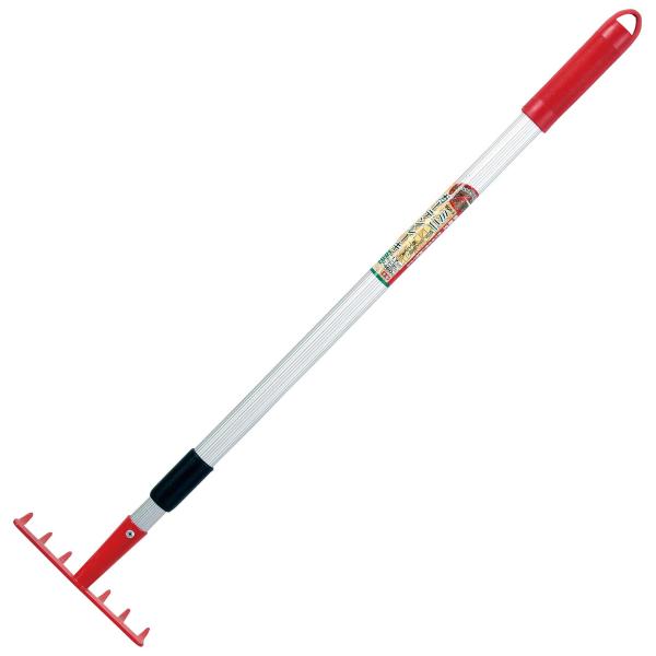 千吉(Senkichi) 伸縮式 ミニガーデンレーキ 750~1270mm 7本爪 SGR-9