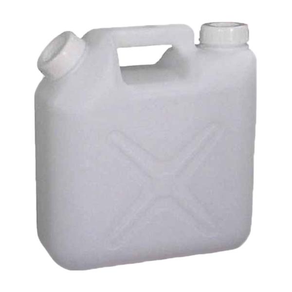 他サイト： 瑞穂化成工業(Mizuhokasei) 扁平缶 両口ノズル無 5L 0205 ホワイトの商品画像