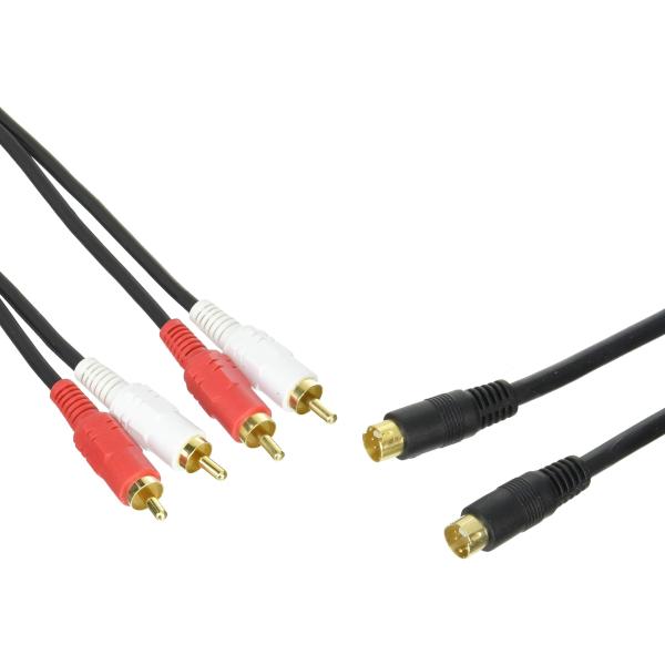 【ご購入後の当店からの連絡はご登録のメールアドレスに通知いたします。必ずご確認ください】【商品概要】端子 : 黒(Sビデオ映像)+赤/白(ステレオ音声)長さ : 1.8 m【商品説明】【商品詳細】ブランド：変換名人商品種別：家電＆カメラ商品...