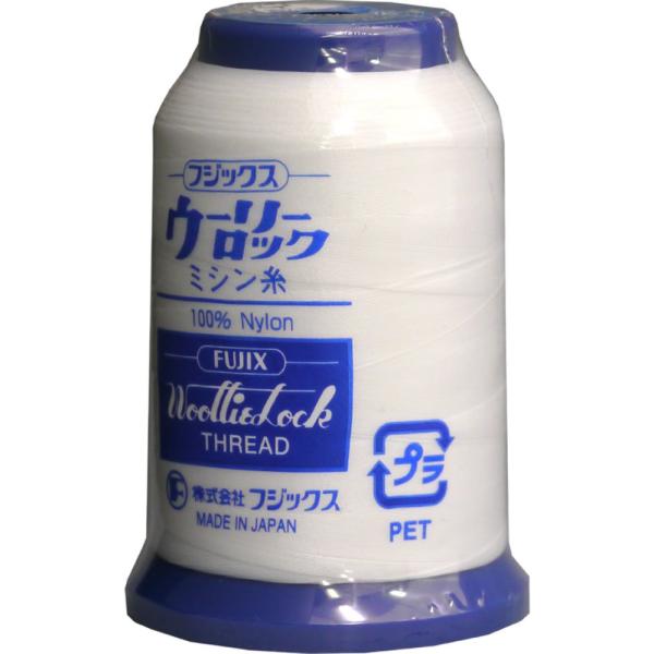 フジックス(Fujix) Fujix ウーリーロックミシン糸 25g 401白