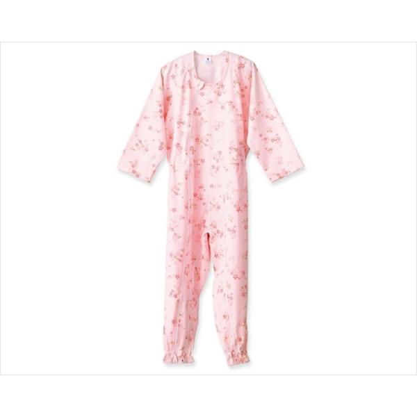 介護つなぎ服(前開き)パープル M