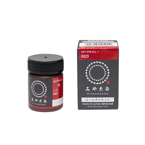 桂屋ファイングッズ(Katsuraya fine goods) みやこ染 お湯染色 コールダイホット ECO Col.2 レッド