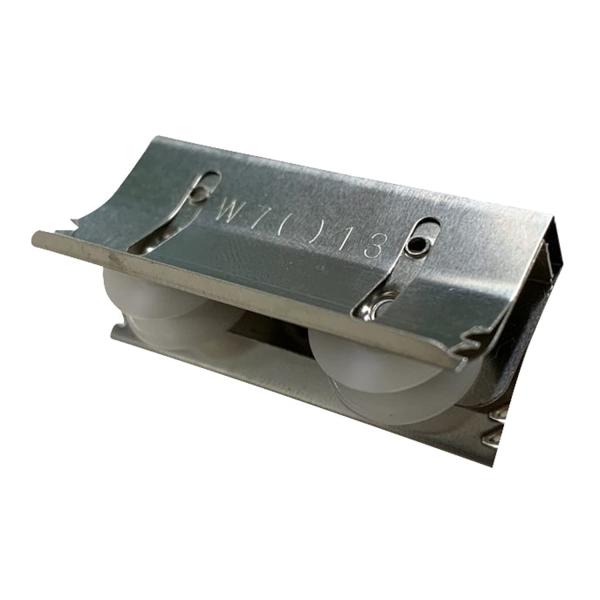 【ご購入後の当店からの連絡はご登録のメールアドレスに通知いたします。必ずご確認ください】【商品概要】下框形状:平行型、コマ形状:丸型、コマ径:13mm有効寸法:内幅7〜11mm・高さ18mm以上耐荷重:5kg(コマ2個使用時)戸車サイズ:厚...