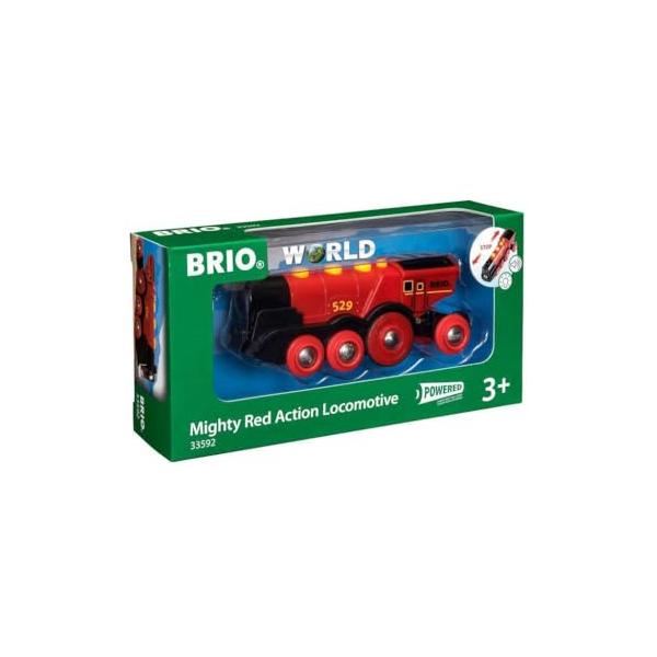 (未使用･未開封品)　BRIO WORLD マイティーアクション機関車 33592 60wa65s 33592 マイティーアクション機関車 | 列車、ワゴン、車両 | ブリオ
