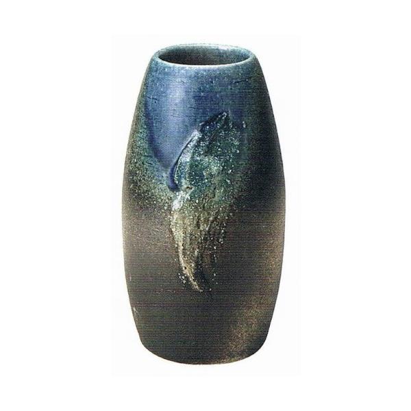 青ビードロ花入 7号 信楽焼 陶器 花器 花入 花瓶 : Shining Today
