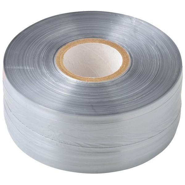 【ご購入後の当店からの連絡はご登録のメールアドレスに通知いたします。必ずご確認ください】【商品概要】用途:一般軽包装、園芸、農業用、手芸装飾用等巾:50mm重量:500g長さ:400mカラー:特別色(銀)シルバー材質:ポリエチレン包装:シュ...