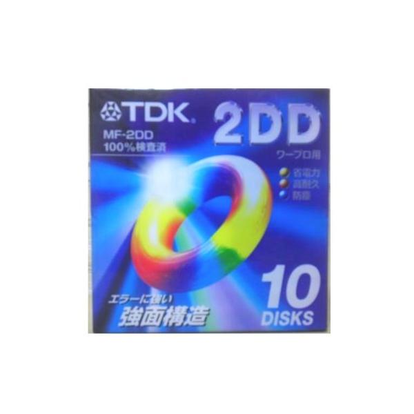 TDK ワープロ用 3.5型 2DD フロッピーディスク 10枚 アンフォーマット