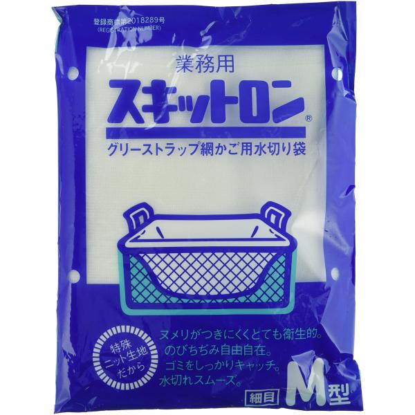 遠藤商事 TKG 業務用 スキットロン M型 細目 (25×55cm) ポリエステル (10枚入) 日本製 JSK061