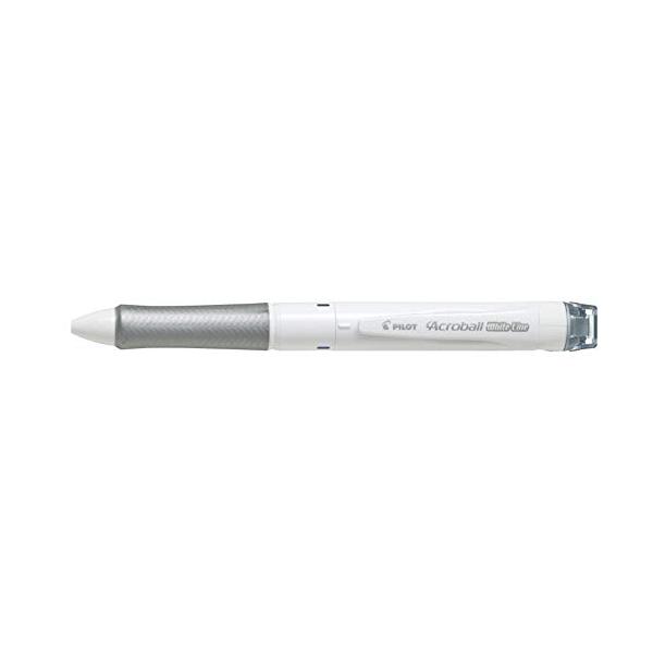 パイロット アクロボール ホワイトライン 3色 0.7mm ボールペン 修正テープ付き ホワイト (BKAW-60F-W)