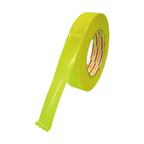 【ご購入後の当店からの連絡はご登録のメールアドレスに通知いたします。必ずご確認ください】【商品概要】色:イエロー幅(mm):25長さ(m):50厚み(mm):0.18粘着力:4.4N/10mm引張強度:60N/10mm基材:ポリエチレンクロ...