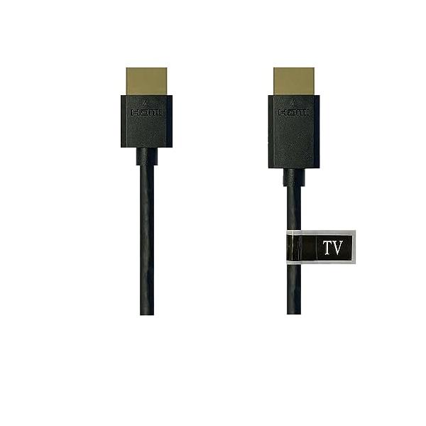 スリムタイプ HDMIケーブル 5.0m （直径 約4.5mm） ブースターIC内蔵 〔vodaviews製品〕