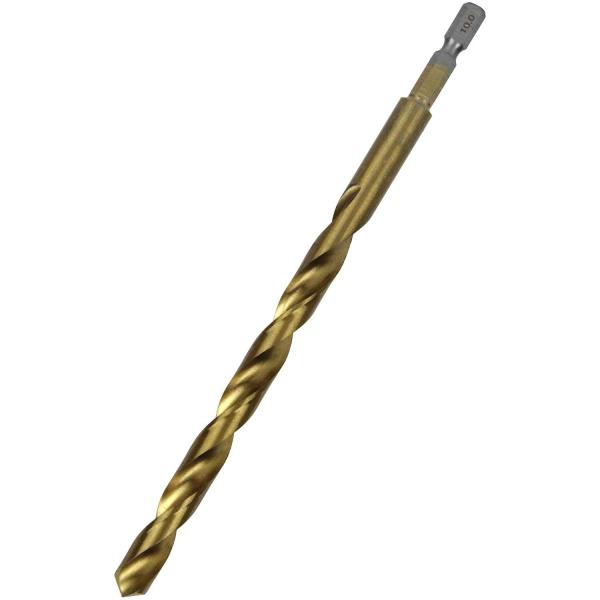 SK11(エスケー11) 六角軸 鉄ドリル 微長 チョイなが 10.0mm