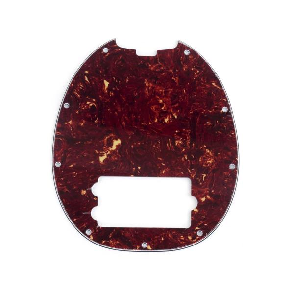 ピックガード改造したLaidBackのスティングレイ風アクティブベース Musiclily 9穴 Musicman Stingray ベース用 ピックガード 、4プライ茶