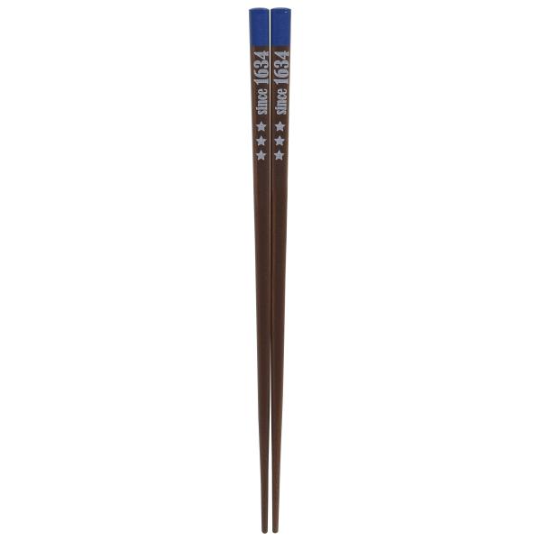 アオバ 箸 食洗機対応 天然木 ブルックリン 青 19.5cm
