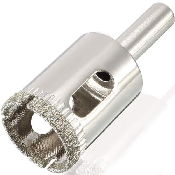 【ご購入後の当店からの連絡はご登録のメールアドレスに通知いたします。必ずご確認ください】【商品概要】商品 ： ダイヤモンドコアビットホールソー (22mm)　有効切断能力：30mm程度　刃厚：約1.5mm　シャンク径：約9mm被削材 ： ガ...