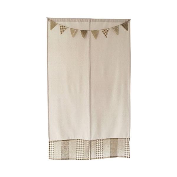 【ご購入後の当店からの連絡はご登録のメールアドレスに通知いたします。必ずご確認ください】【商品概要】【サイズ】約幅85cm x 丈150cm【デザイン】綿のパッチワーク風ナチュラル生地にガーランドで遊び心をプラスした可愛い暖簾。ガーランドフ...