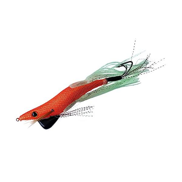 【ご購入後の当店からの連絡はご登録のメールアドレスに通知いたします。必ずご確認ください】【商品概要】全長(cm)：14号数(号)：3.5自重(g)：35カラー：オレンジ【商品説明】説明ショア・オフショア兼用のタコエギング専用餌木！アピールを...