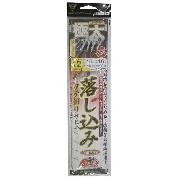 がまかつ(Gamakatsu) パワーシリーズ 極太 落し込みサビキ 12-16 FD173