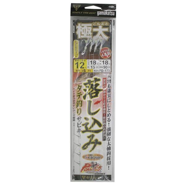 がまかつ(Gamakatsu) パワーシリーズ 極太 落し込みサビキ 12-18 FD173