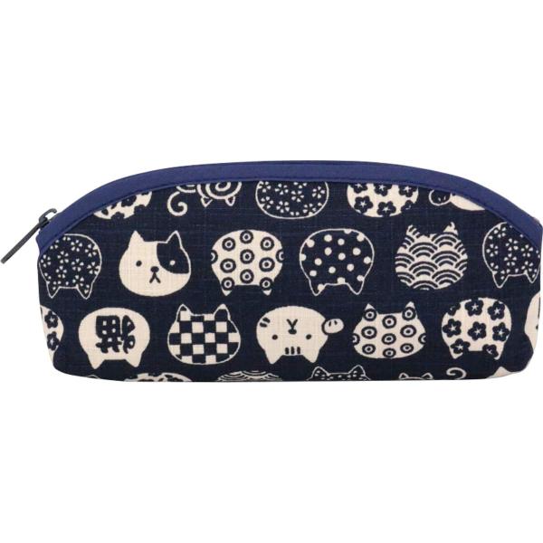 【ご購入後の当店からの連絡はご登録のメールアドレスに通知いたします。必ずご確認ください】【商品概要】本体サイズ:約18.5×3×8cm材質:綿原産国:日本【商品説明】説明猫柄のペンケース和風レトロな柄が可愛らしいファスナー開閉海外へのお土産...