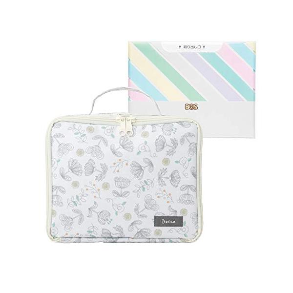他サイト： Bosno おむつポーチ ★ ボックス タイプ/ダンデ ホワイト ★ 臭わない袋 BOS（ボス）/白色/Sサイズ30枚付きの商品画像