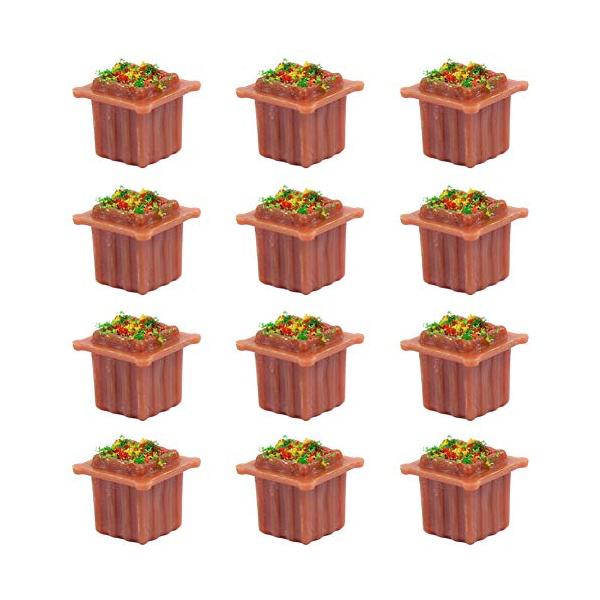 【ご購入後の当店からの連絡はご登録のメールアドレスに通知いたします。必ずご確認ください】【商品概要】模型 花壇 花入数：12本入り参考比率：1:150，N比率などに適用材質：プラスチックサイズ：約7x7mm【商品説明】説明模型 花壇 花教育...