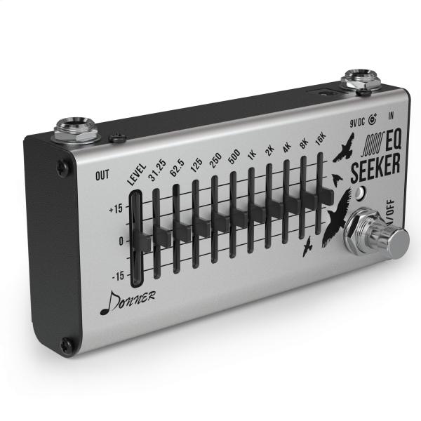 他サイト： Donner イコライザー EQシーカー 10バンド EQ Equalizer エフェクター イコライザー ギターエフェクター ペダル (EQ Seeの商品画像