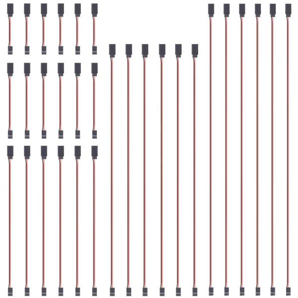 【ご購入後の当店からの連絡はご登録のメールアドレスに通知いたします。必ずご確認ください】【商品概要】★ 商品名称: サーボ 延長ケーブル; 接続タイプ: オス-メス。★ 5サイズ: 5つの異なる長さ（100mm /150mm/300mm/5...