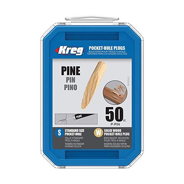 【ご購入後の当店からの連絡はご登録のメールアドレスに通知いたします。必ずご確認ください】【商品概要】KREGのスタンダードポケットホール専用、ポケットホール加工を施した穴を防ぐためのプラグです。表面には穴やスクリューの頭が見えないポケットホ...