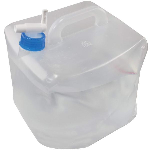 他サイト： ファイン 折りたたみ式ウォータータンク10L コック付き 水いれ 備蓄 アウトドア 保管タンク コンパクト （10L） FIN-935の商品画像