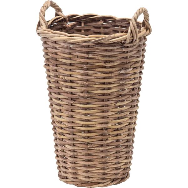 【ご購入後の当店からの連絡はご登録のメールアドレスに通知いたします。必ずご確認ください】【商品概要】サイズ：φ25×H40(35)cm材質：ラタン生産国：中国【商品説明】説明天然素材のバスケットお部屋のアクセントに【商品詳細】ブランド：ポッ...