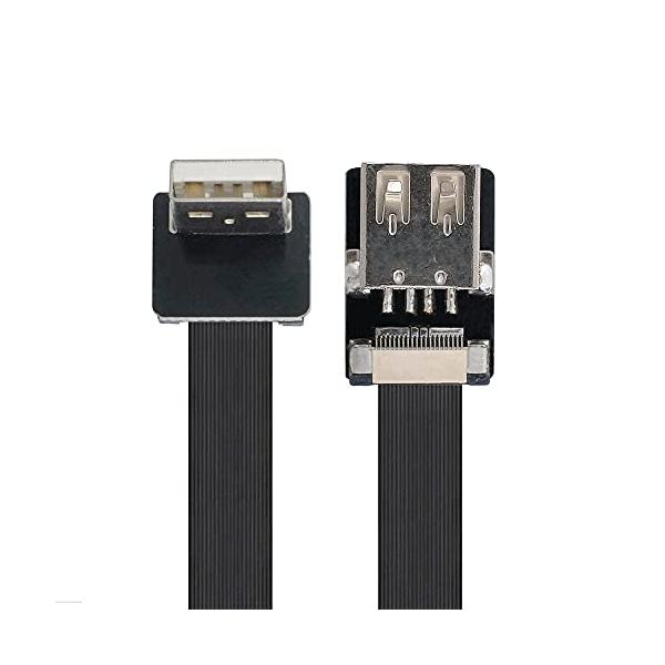 【ご購入後の当店からの連絡はご登録のメールアドレスに通知いたします。必ずご確認ください】【商品概要】Xiwai 上向きUSB 2.0 Type-A オス→メス延長データフラットスリムFPCケーブル FPV&amp;ディスク&amp;スキャナ...
