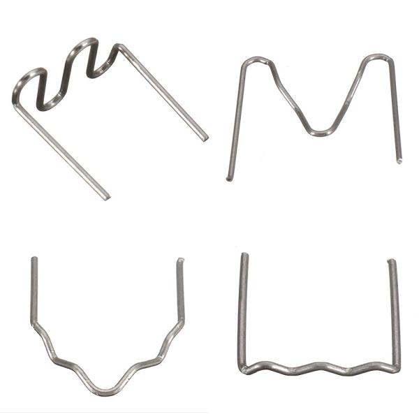 【ご購入後の当店からの連絡はご登録のメールアドレスに通知いたします。必ずご確認ください】【商品概要】【パッケージ】400個 溶接ステープル、山高0.8mm / 平型0.8mm / M型0.6mm / V型0.8mm 各100本、合計400本...