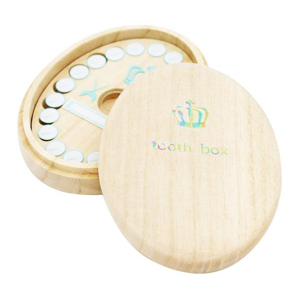 【ご購入後の当店からの連絡はご登録のメールアドレスに通知いたします。必ずご確認ください】【商品概要】用途：高級桐材を使用したたまご型のかわいい乳歯保存ケース。歯が抜けた年齢と日付、お名前が書ける透明アクリル板付のプレミアム仕様の新製品です。...