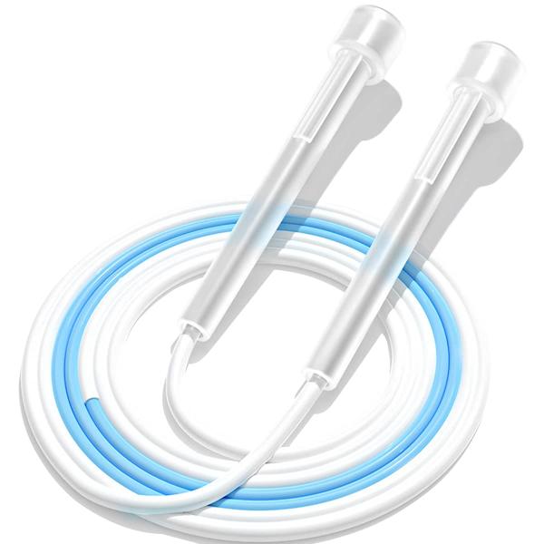 【ご購入後の当店からの連絡はご登録のメールアドレスに通知いたします。必ずご確認ください】【商品概要】ロープ：約290cm；グリップ：約17cm【素材】グリップ：PP；ロープ：PVC【重量】縄跳び本体：約75g楕円形状のグリップは握りやすく、...