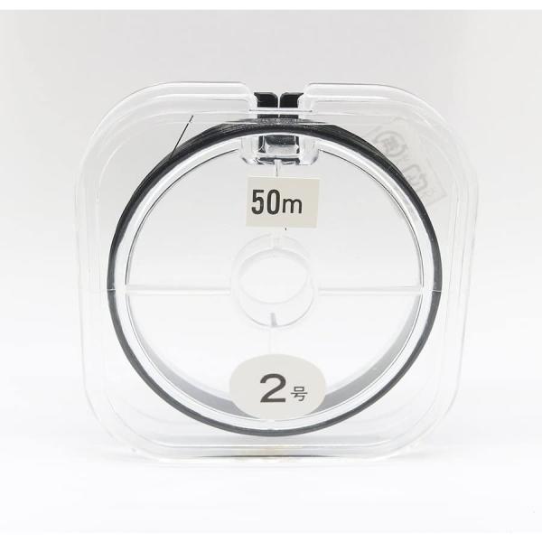 トアルソン テグス2号 黒 50m巻 太さ0.235mm 強度4kg 日本製 釣りや手芸に