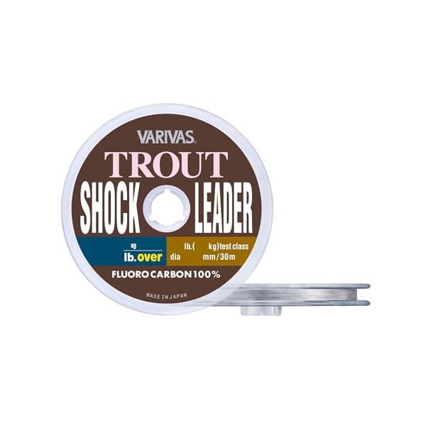バリバス(VARIVAS) トラウトショックリーダーフロロカーボン 30m 0.8号 (3lb.over)