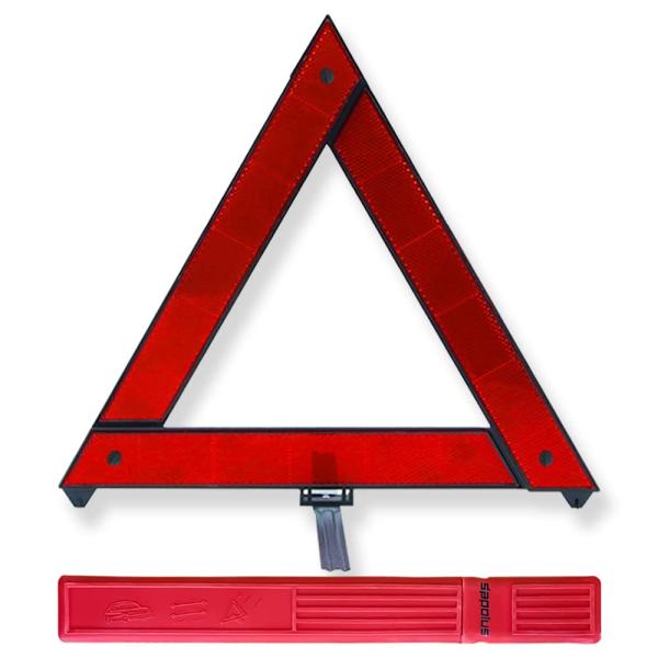 【ご購入後の当店からの連絡はご登録のメールアドレスに通知いたします。必ずご確認ください】【商品概要】＜夜間の事故や非常時に＞ 夜間・日中でも高反射の三角停止表示板です。 高速道路などでの緊急停止には三角停止表示板の表示義務がございます。＜夜...