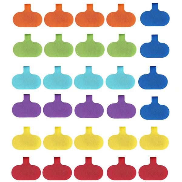 【ご購入後の当店からの連絡はご登録のメールアドレスに通知いたします。必ずご確認ください】【商品概要】【商品仕様】セット内容：ケーブルタグ マルチカラー×30個 サイズ：3.8*1.6cm 【ご注意】ランダムカラー【書ける】ペンで文字を書ける...