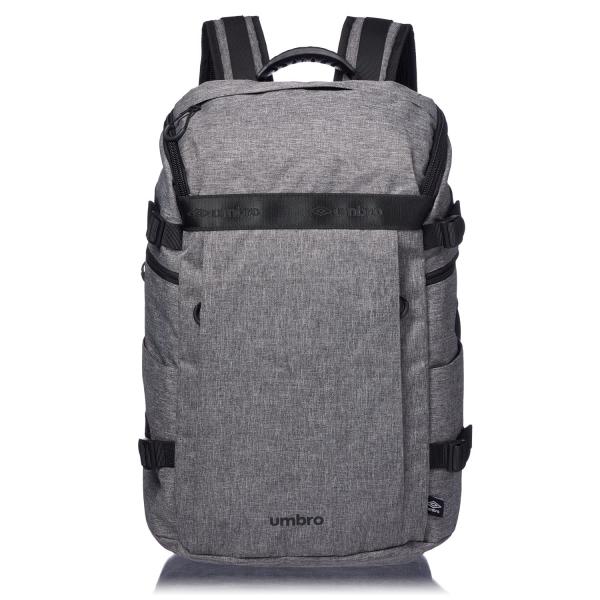 [アンブロ] リュックサック デイパック 使いやすい 収納 ポケット外側7 内側2 Gray