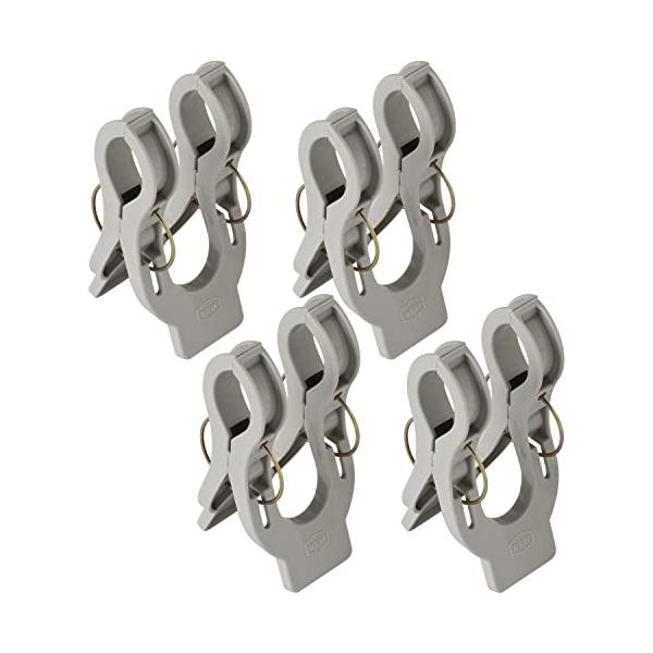 【ご購入後の当店からの連絡はご登録のメールアドレスに通知いたします。必ずご確認ください】【商品概要】竿をしっかりとはさみ落下や移動を防止します高い位置にも片手で取付けできるピンチタイプです4個入り(商品サイズ） 幅約7×奥行約7×高さ約13...