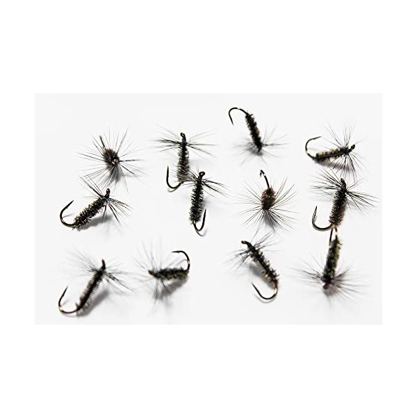 【ご購入後の当店からの連絡はご登録のメールアドレスに通知いたします。必ずご確認ください】【商品概要】日本古来の伝統釣法テンカラの普通毛鉤です。ミノ毛は雄鶏の羽根、胴には孔雀羽根を使用。ハイカーボンスチールワイヤーを化学研磨した日本製フックを...