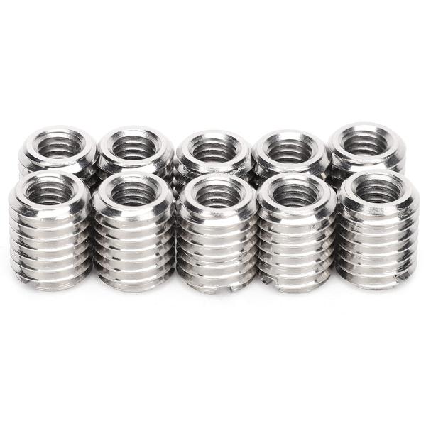 インサートナット 割溝タイプ 不?? M6×1.0／M10×1.5 12mm DIY家具組立 電子機器固定 木工・金属加工・ホームセンター向け