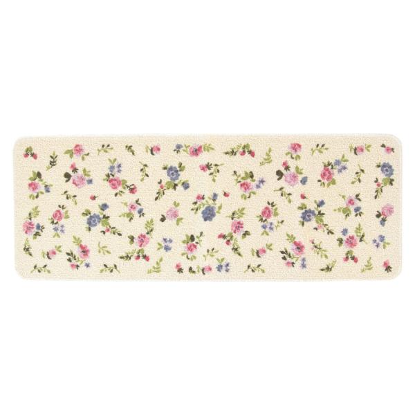 【ご購入後の当店からの連絡はご登録のメールアドレスに通知いたします。必ずご確認ください】【商品概要】サイズ：約45×120cmマットの高さ：約4mm品質：綿、ポリエステル、アクリル、レーヨン、その他(再生混紡糸使用)裏面すべり止め加工製造場...