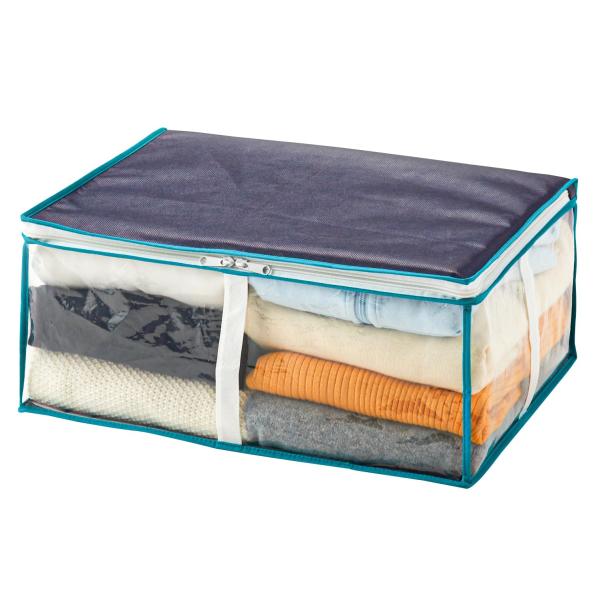 【ご購入後の当店からの連絡はご登録のメールアドレスに通知いたします。必ずご確認ください】【商品概要】透明窓で、中に何が入っているかわかりやすい収納袋。[サイズ]約45×35×20cm[効果持続期間]約3年(効果は持続しますが使用状況により生...