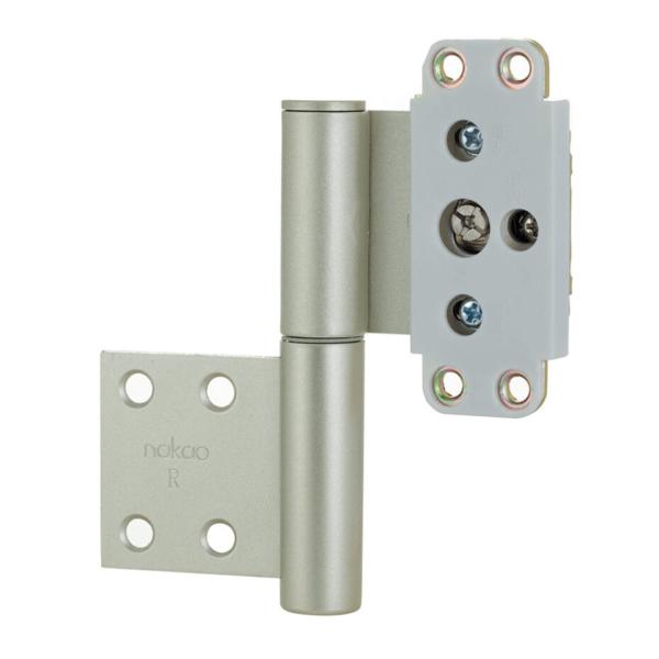 中尾製作所 3次元調整蝶番 NSF-3D 上下左右兼用3次元旗丁番 ステン