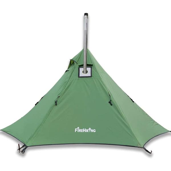FireHiking 超軽量 ワンポールテント 煙突穴付き ティピーテント 1人用